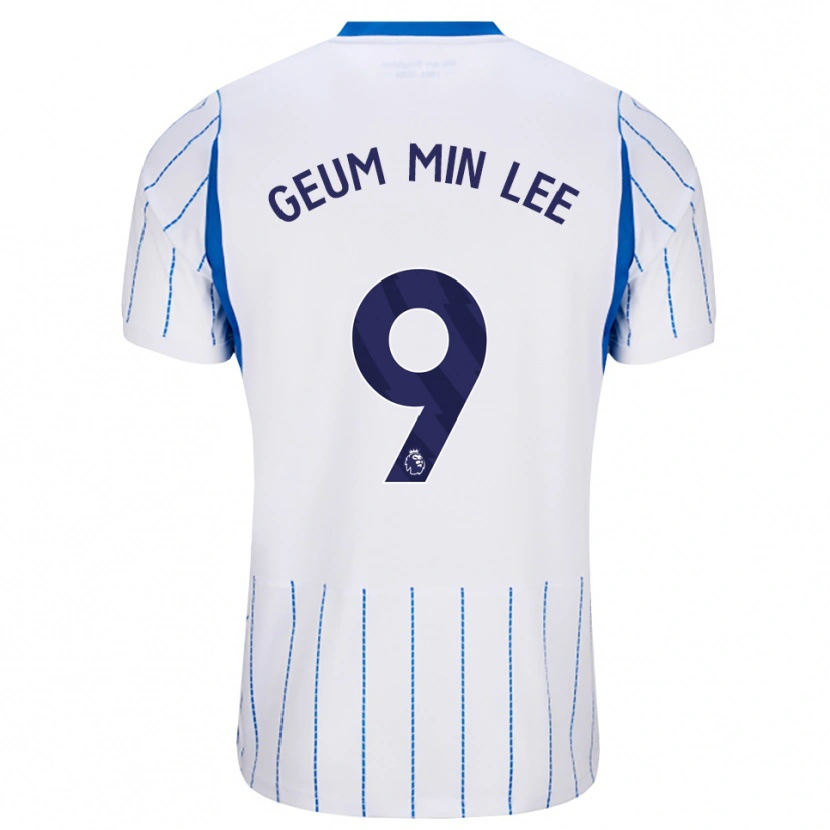 Danxen Mann Lee Geum-Min #9 Blå Dodger Hvit Bortetrøye Drakt Trøye 2026/27 Skjorter T-Skjorte