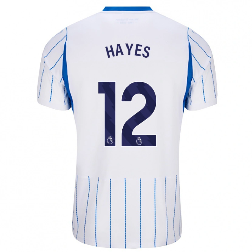Danxen Mann Caitlin Hayes #12 Blå Dodger Hvit Bortetrøye Drakt Trøye 2026/27 Skjorter T-Skjorte