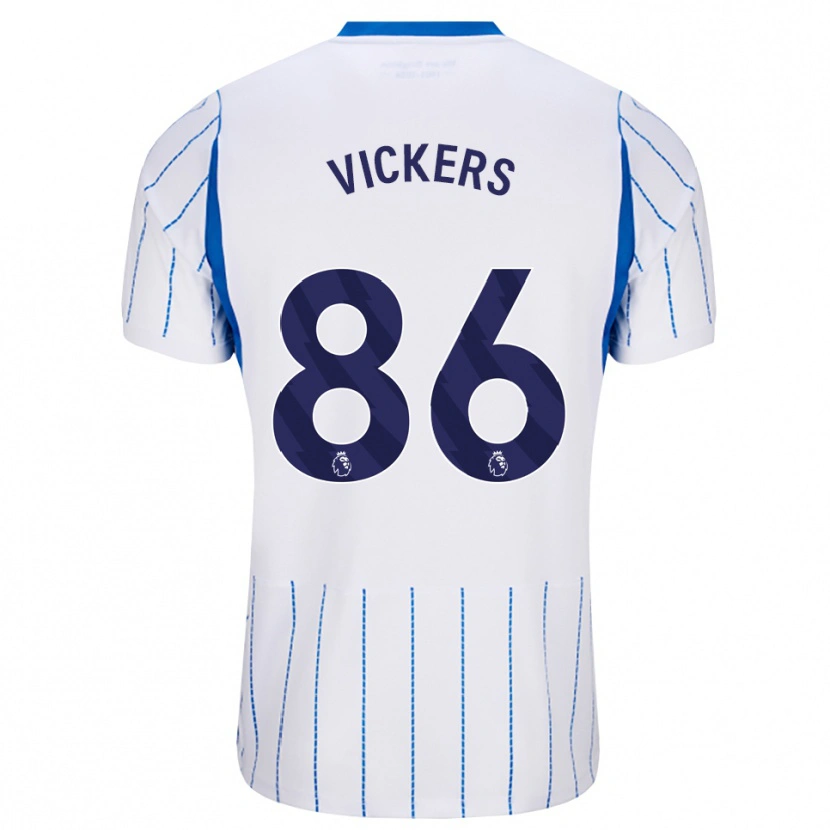 Danxen Mann Jacob Vickers #86 Blå Dodger Hvit Bortetrøye Drakt Trøye 2026/27 Skjorter T-Skjorte