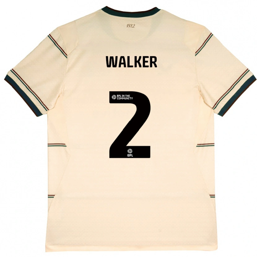 Danxen Mann Kyle Walker #2 Beige Burgunder Bortetrøye Drakt Trøye 2026/27 Skjorter T-Skjorte