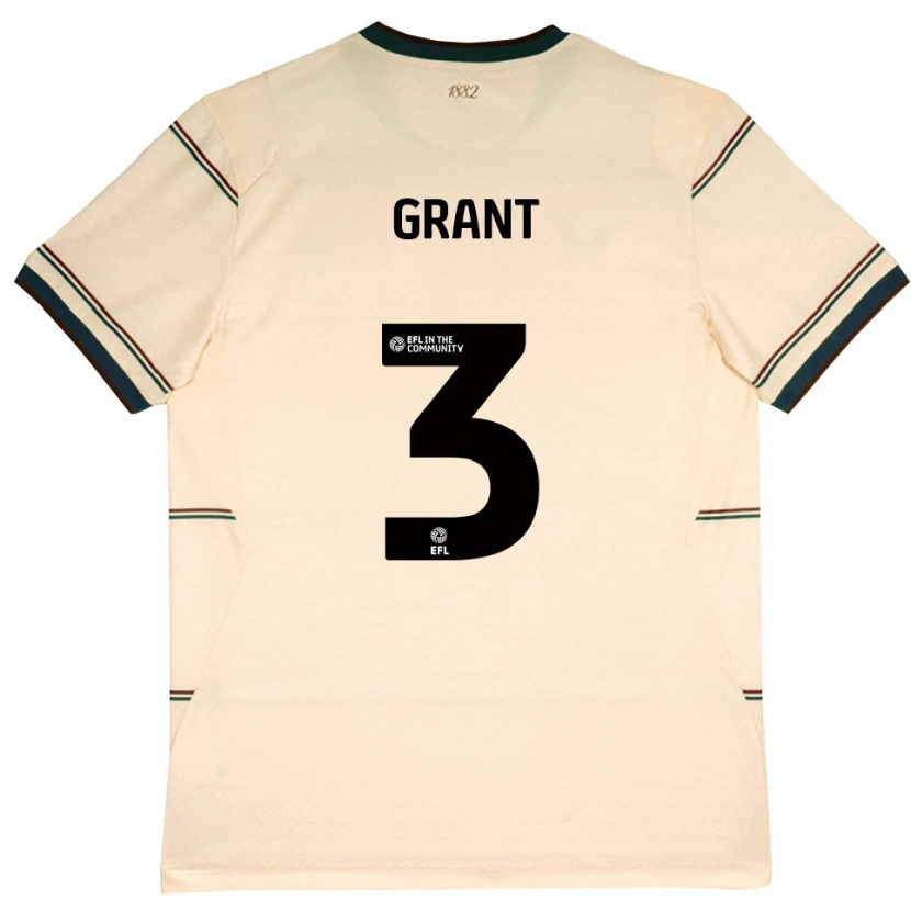 Danxen Mann Bradley Grant #3 Beige Burgunder Bortetrøye Drakt Trøye 2026/27 Skjorter T-Skjorte