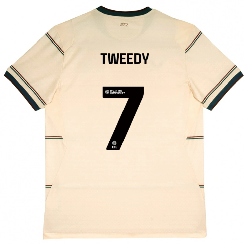 Danxen Mann Tom Tweedy #7 Beige Burgunder Bortetrøye Drakt Trøye 2026/27 Skjorter T-Skjorte