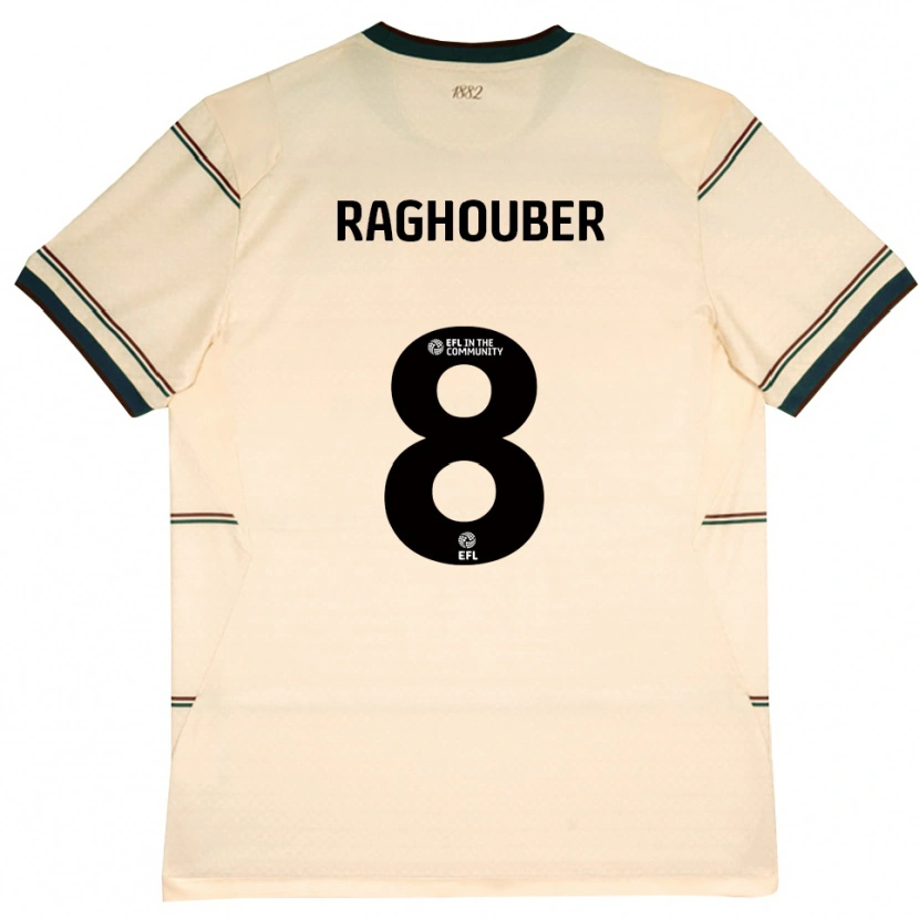 Danxen Mann Ugo Raghouber #8 Beige Burgunder Bortetrøye Drakt Trøye 2026/27 Skjorter T-Skjorte