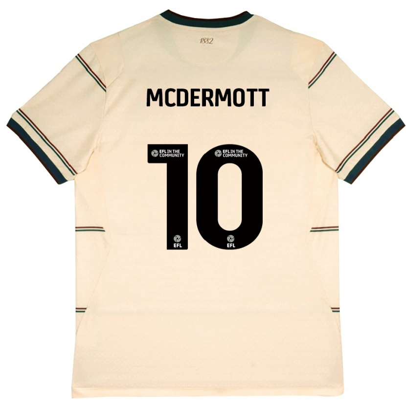 Danxen Mann Tommy Mcdermott #10 Beige Burgunder Bortetrøye Drakt Trøye 2026/27 Skjorter T-Skjorte