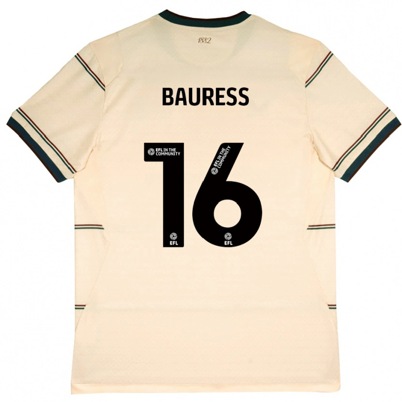Danxen Mann Joe Bauress #16 Beige Burgunder Bortetrøye Drakt Trøye 2026/27 Skjorter T-Skjorte