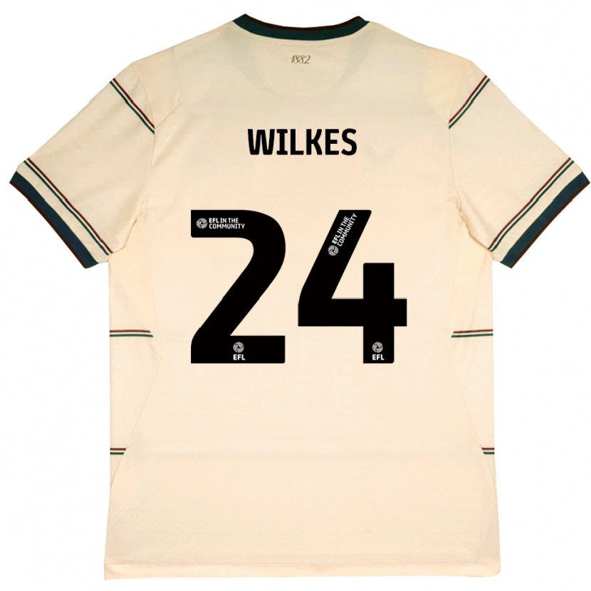 Danxen Mann Tilly Wilkes #24 Beige Burgunder Bortetrøye Drakt Trøye 2026/27 Skjorter T-Skjorte