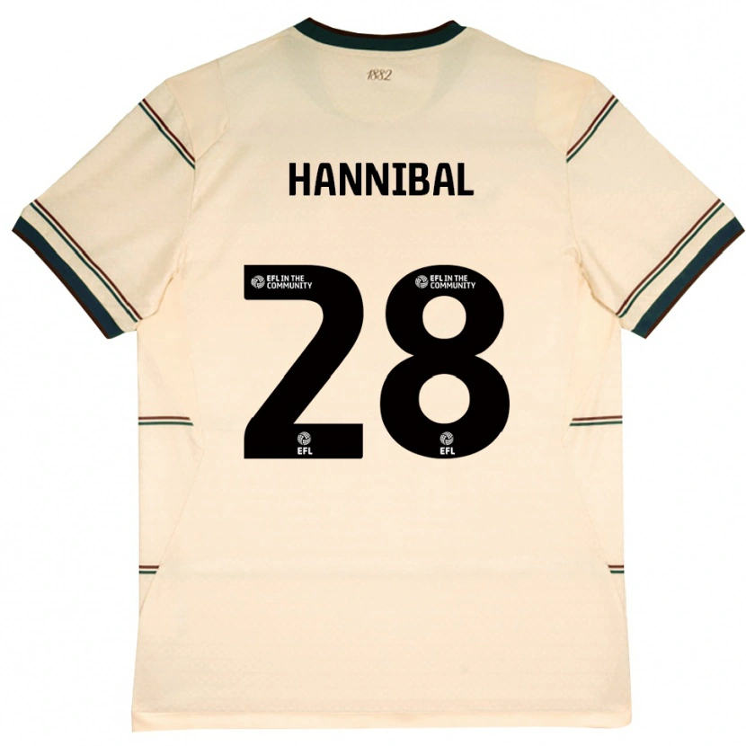 Danxen Mann Hannibal Mejbri #28 Beige Burgunder Bortetrøye Drakt Trøye 2026/27 Skjorter T-Skjorte