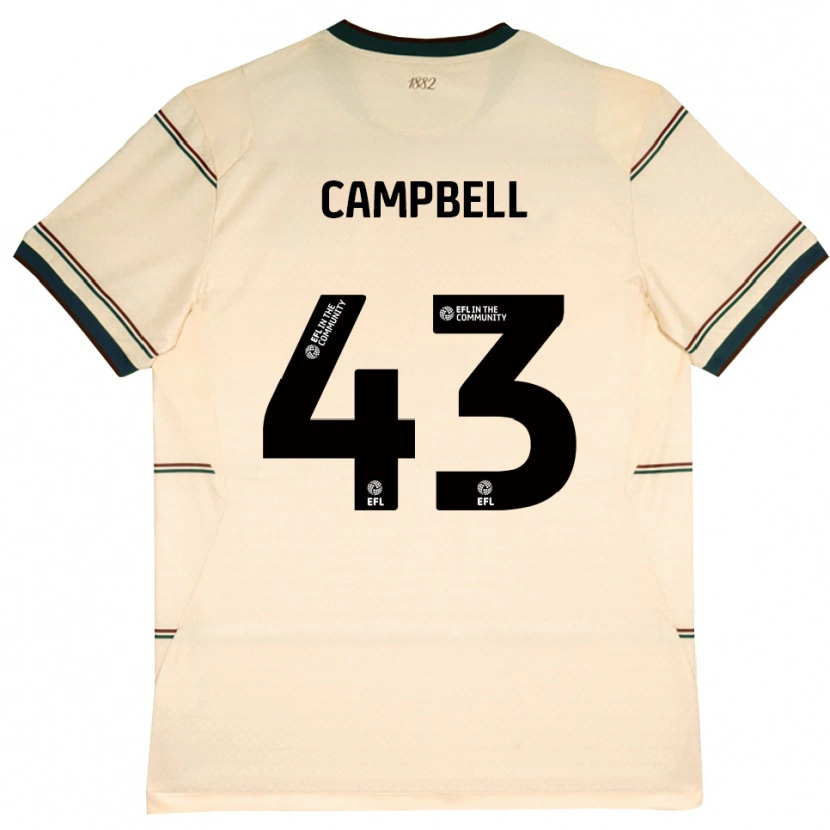 Danxen Mann Murray Campbell #43 Beige Burgunder Bortetrøye Drakt Trøye 2026/27 Skjorter T-Skjorte