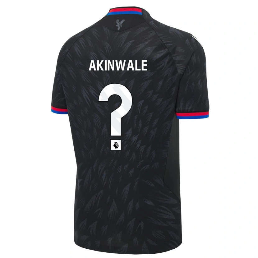 Danxen Mann Victor Akinwale #0 Svart Blå Rød Bortetrøye Drakt Trøye 2026/27 Skjorter T-Skjorte
