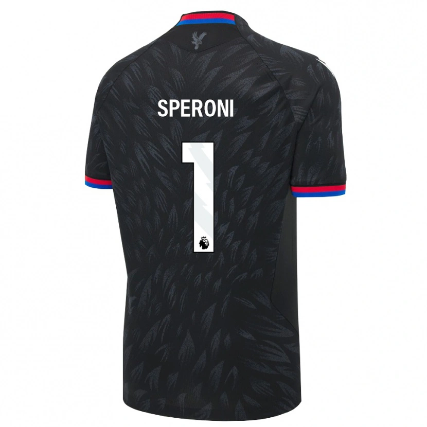 Danxen Mann Thiago Speroni #1 Svart Blå Rød Bortetrøye Drakt Trøye 2026/27 Skjorter T-Skjorte