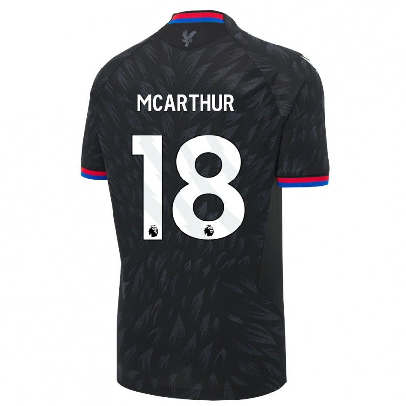 Danxen Mann James Mcarthur #18 Svart Blå Rød Bortetrøye Drakt Trøye 2026/27 Skjorter T-Skjorte