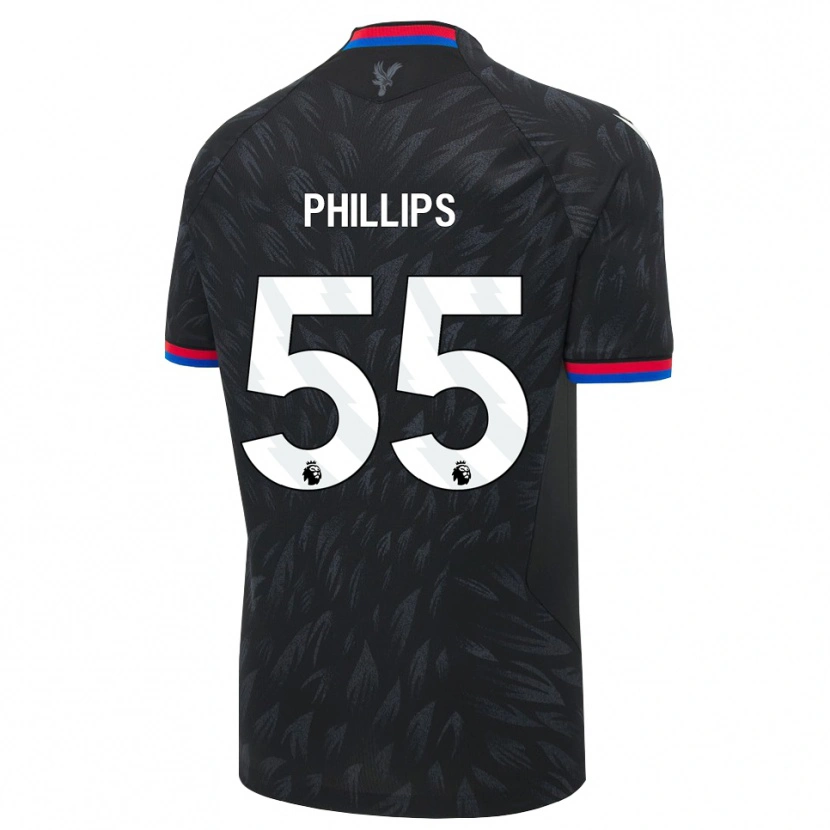 Danxen Mann Killian Phillips #55 Svart Blå Rød Bortetrøye Drakt Trøye 2026/27 Skjorter T-Skjorte
