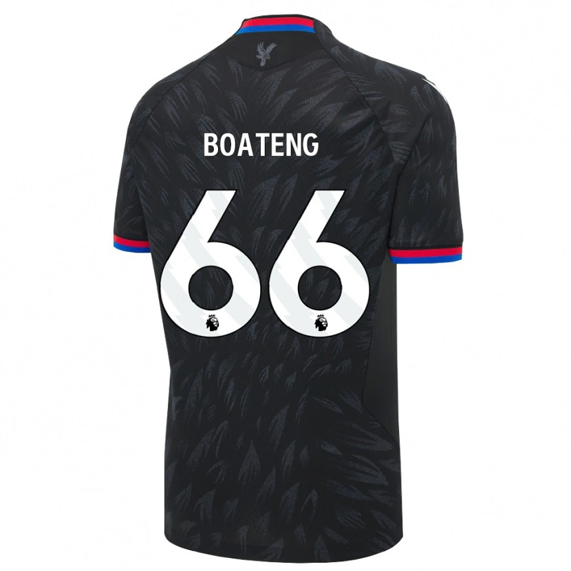 Danxen Mann David Boateng #66 Svart Blå Rød Bortetrøye Drakt Trøye 2026/27 Skjorter T-Skjorte