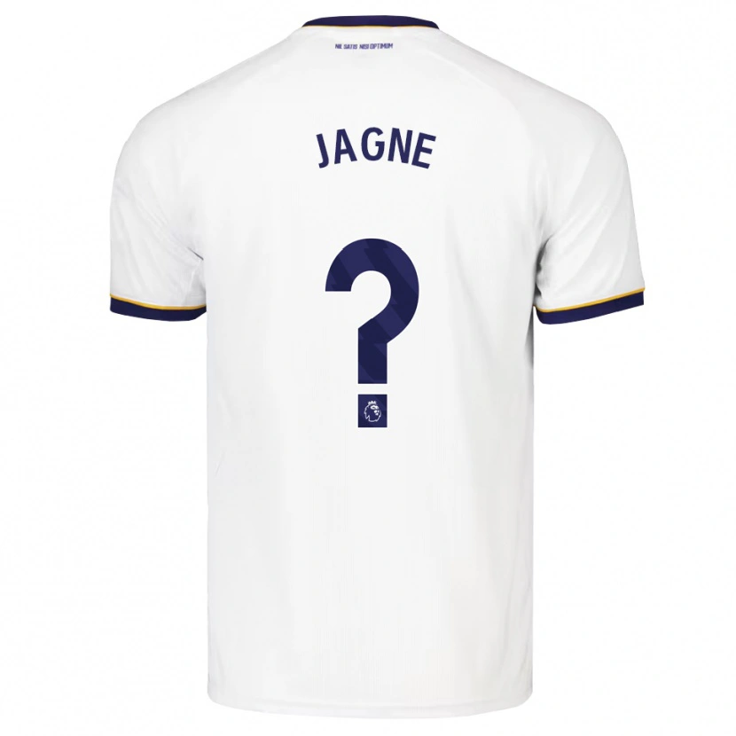 Danxen Mann Imam Jagne #0 Midnattblå Hvit Gul Bortetrøye Drakt Trøye 2026/27 Skjorter T-Skjorte