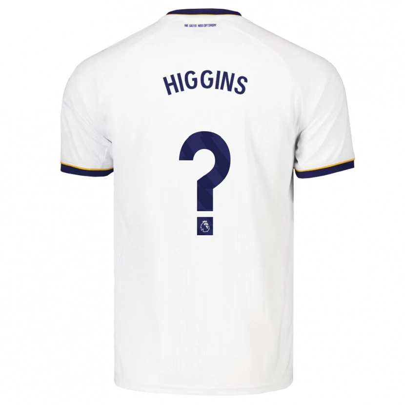 Danxen Mann Liam Higgins #0 Midnattblå Hvit Gul Bortetrøye Drakt Trøye 2026/27 Skjorter T-Skjorte