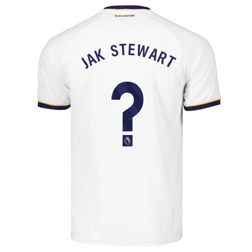 Danxen Mann Jak Stewart #0 Midnattblå Hvit Gul Bortetrøye Drakt Trøye 2026/27 Skjorter T-Skjorte