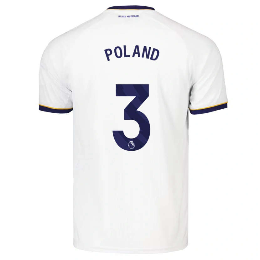 Danxen Mann Louis Poland #3 Midnattblå Hvit Gul Bortetrøye Drakt Trøye 2026/27 Skjorter T-Skjorte