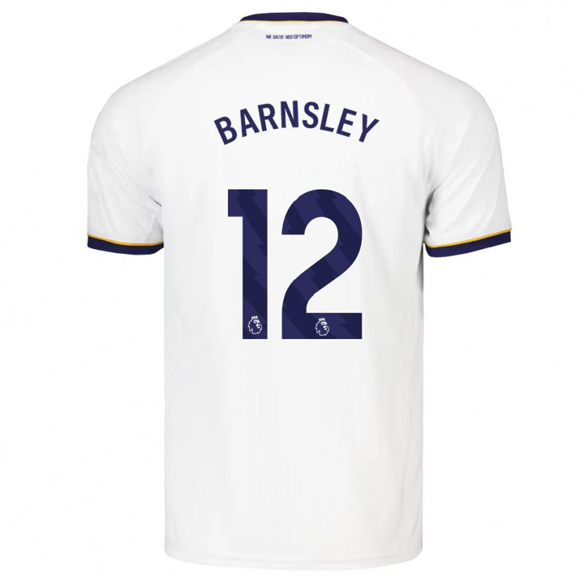 Danxen Mann Fraser Barnsley #12 Midnattblå Hvit Gul Bortetrøye Drakt Trøye 2026/27 Skjorter T-Skjorte