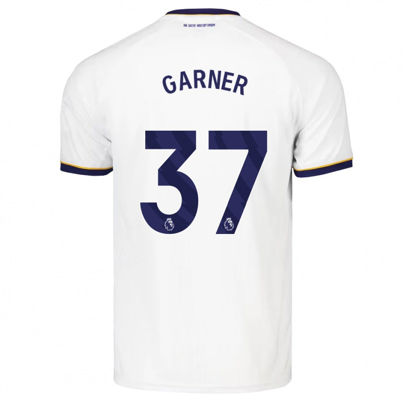 Danxen Mann James Garner #37 Midnattblå Hvit Gul Bortetrøye Drakt Trøye 2026/27 Skjorter T-Skjorte
