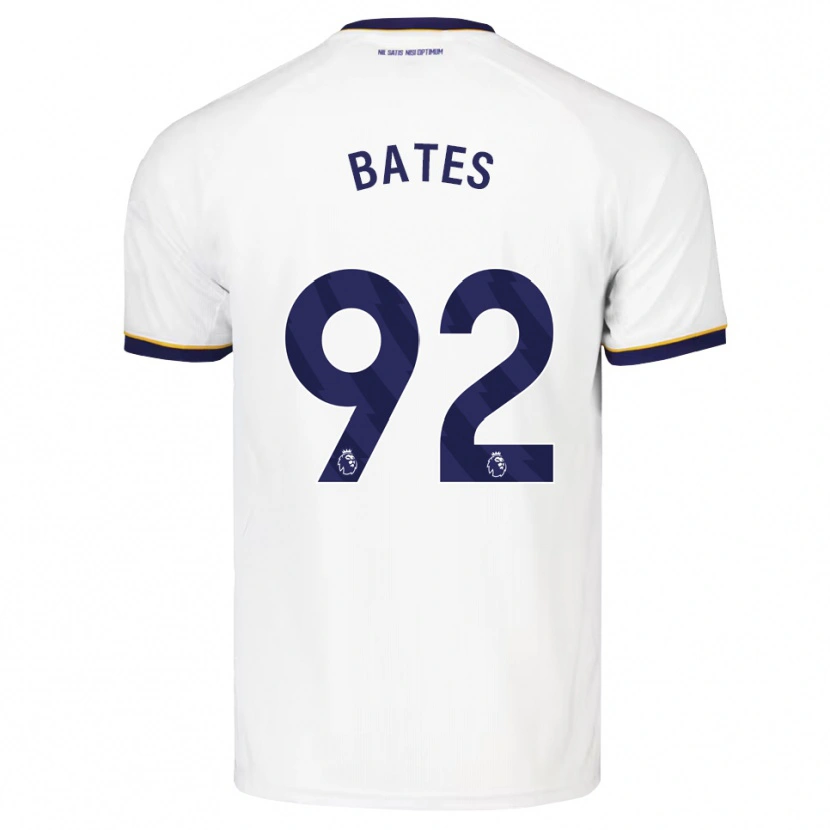 Danxen Mann Callum Bates #92 Midnattblå Hvit Gul Bortetrøye Drakt Trøye 2026/27 Skjorter T-Skjorte