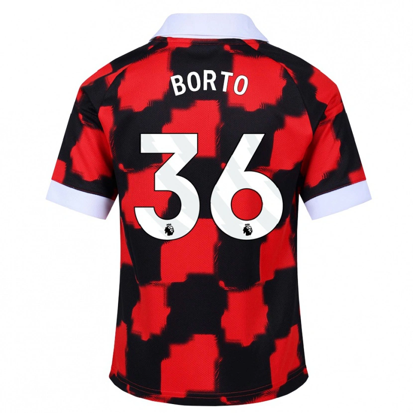 Danxen Mann Alex Borto #36 Rød Hvit Svart Bortetrøye Drakt Trøye 2026/27 Skjorter T-Skjorte