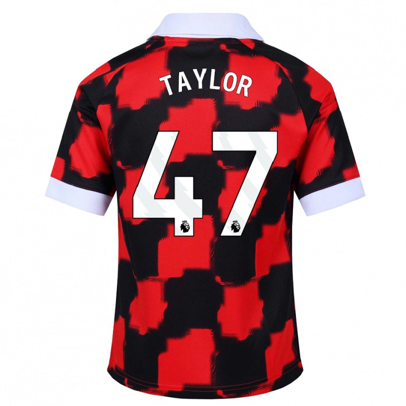 Danxen Mann Bo Taylor #47 Rød Hvit Svart Bortetrøye Drakt Trøye 2026/27 Skjorter T-Skjorte
