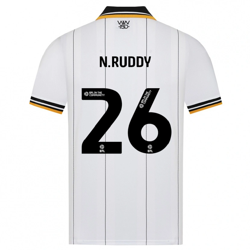 Danxen Mann John Ruddy #26 Oransje Hvit Svart Bortetrøye Drakt Trøye 2026/27 Skjorter T-Skjorte