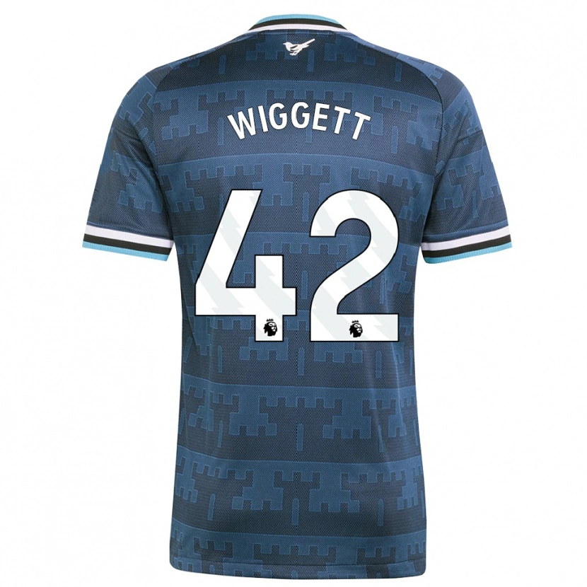 Danxen Mann Charlie Wiggett #42 Gul Svart Blå Bortetrøye Drakt Trøye 2026/27 Skjorter T-Skjorte