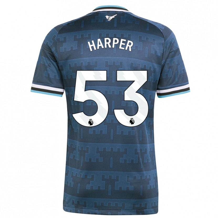 Danxen Mann Fraser Harper #53 Gul Svart Blå Bortetrøye Drakt Trøye 2026/27 Skjorter T-Skjorte