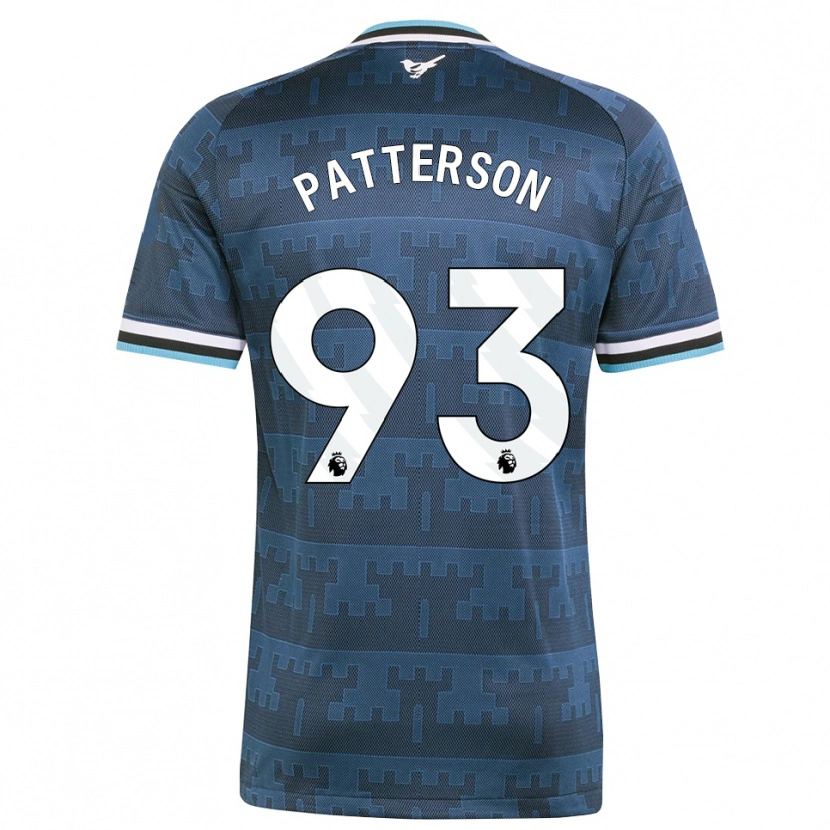 Danxen Mann Jack Patterson #93 Gul Svart Blå Bortetrøye Drakt Trøye 2026/27 Skjorter T-Skjorte