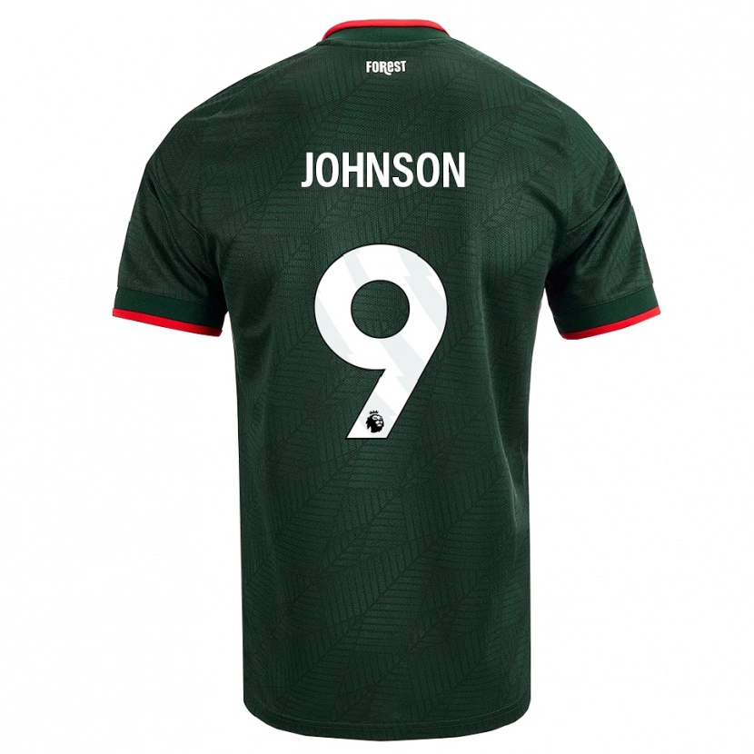 Danxen Mann Melissa Johnson #9 Mørk Grønn Rød Bortetrøye Drakt Trøye 2026/27 Skjorter T-Skjorte