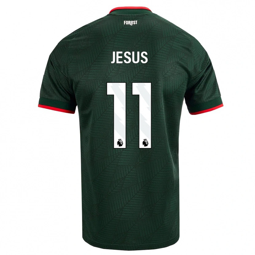 Danxen Mann Igor Jesus #11 Mørk Grønn Rød Bortetrøye Drakt Trøye 2026/27 Skjorter T-Skjorte