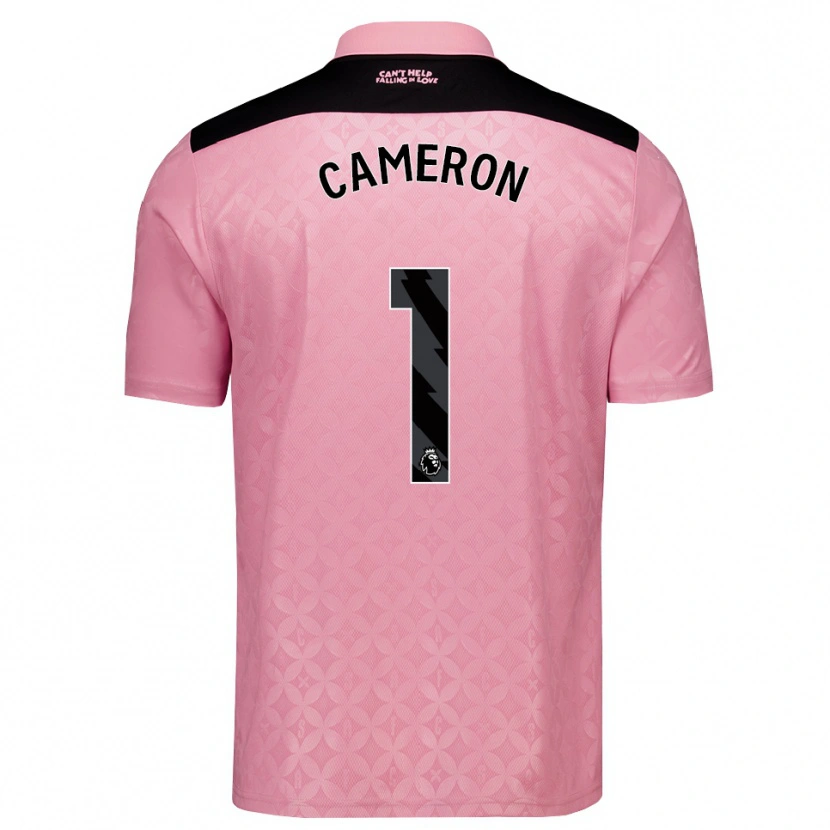 Danxen Mann Dan Cameron #1 Lys Rosa Svart Bortetrøye Drakt Trøye 2026/27 Skjorter T-Skjorte