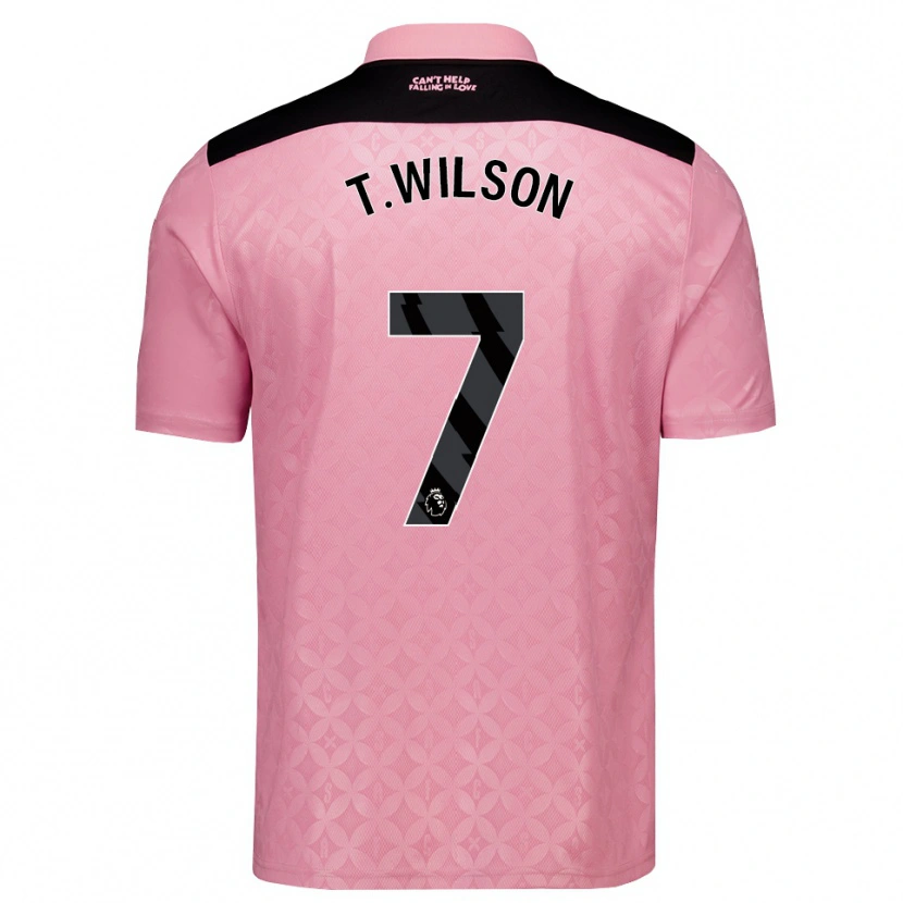 Danxen Mann Triziano Wilson #7 Lys Rosa Svart Bortetrøye Drakt Trøye 2026/27 Skjorter T-Skjorte