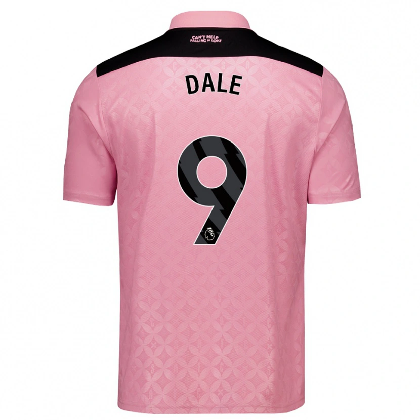 Danxen Mann Eleanor Dale #9 Lys Rosa Svart Bortetrøye Drakt Trøye 2026/27 Skjorter T-Skjorte