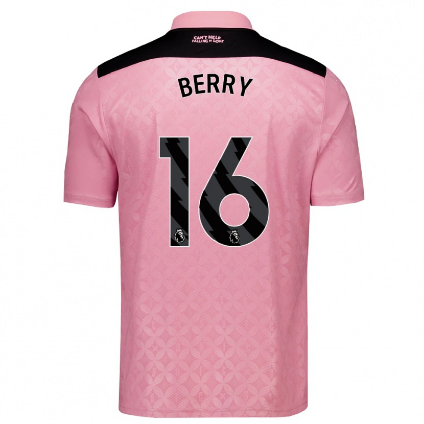 Danxen Mann Ethan Berry #16 Lys Rosa Svart Bortetrøye Drakt Trøye 2026/27 Skjorter T-Skjorte