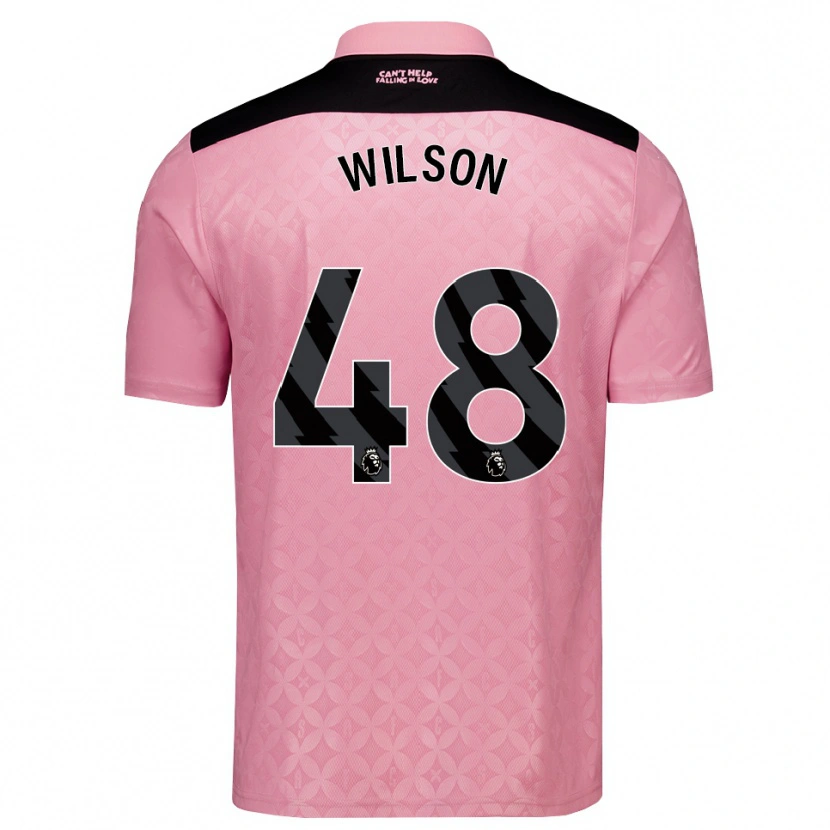 Danxen Mann Callum Wilson #48 Lys Rosa Svart Bortetrøye Drakt Trøye 2026/27 Skjorter T-Skjorte