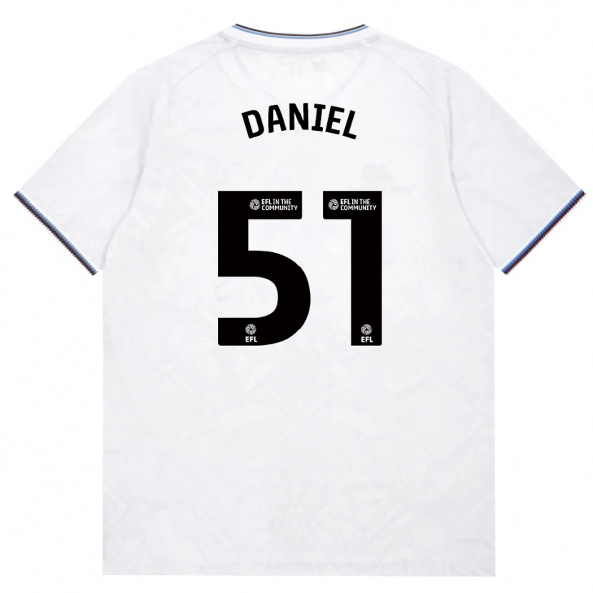 Danxen Mann Daniel Chesters #51 Burgunder Hvit Bortetrøye Drakt Trøye 2026/27 Skjorter T-Skjorte
