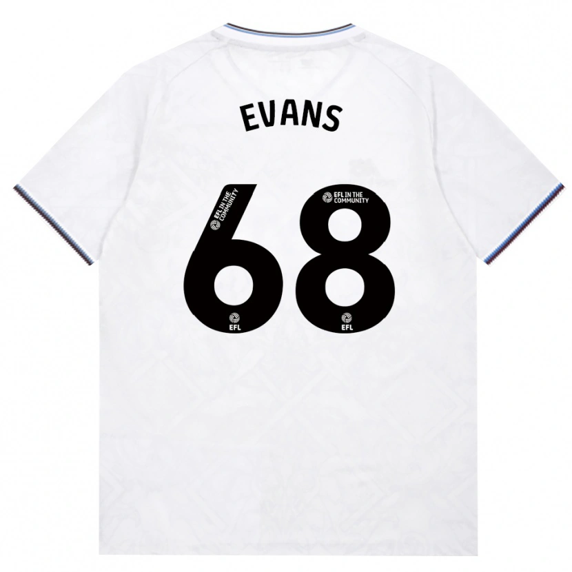Danxen Mann Isaac Evans #68 Burgunder Hvit Bortetrøye Drakt Trøye 2026/27 Skjorter T-Skjorte