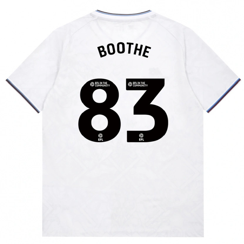 Danxen Mann Sebastian Boothe #83 Burgunder Hvit Bortetrøye Drakt Trøye 2026/27 Skjorter T-Skjorte
