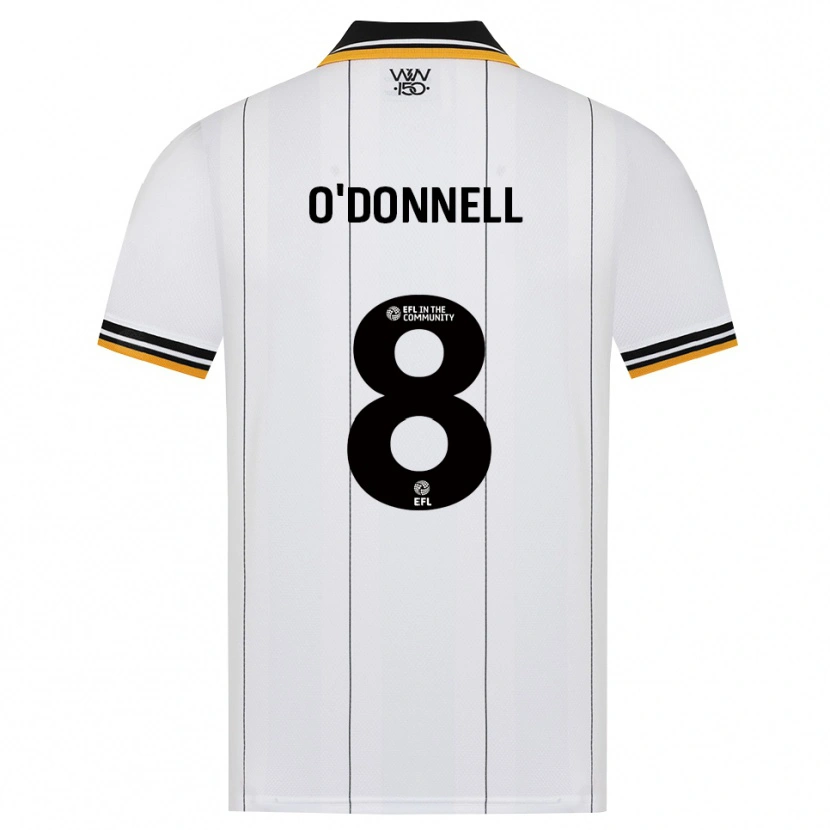 Danxen Mann Luke O'donnell #8 Oransje Hvit Svart Bortetrøye Drakt Trøye 2026/27 Skjorter T-Skjorte