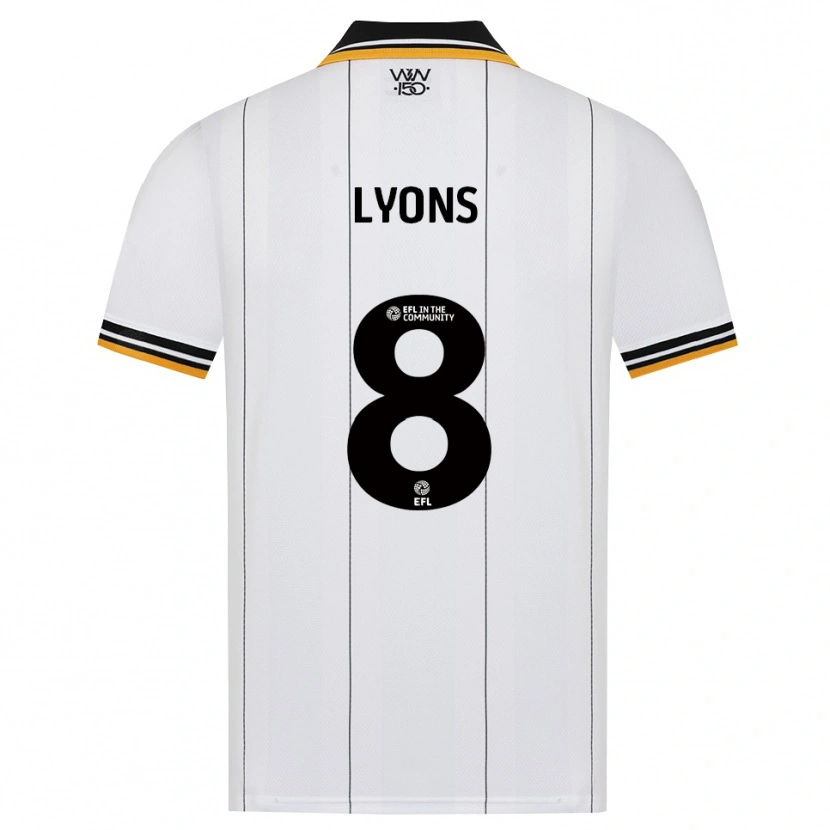 Danxen Mann Connor Lyons #8 Oransje Hvit Svart Bortetrøye Drakt Trøye 2026/27 Skjorter T-Skjorte
