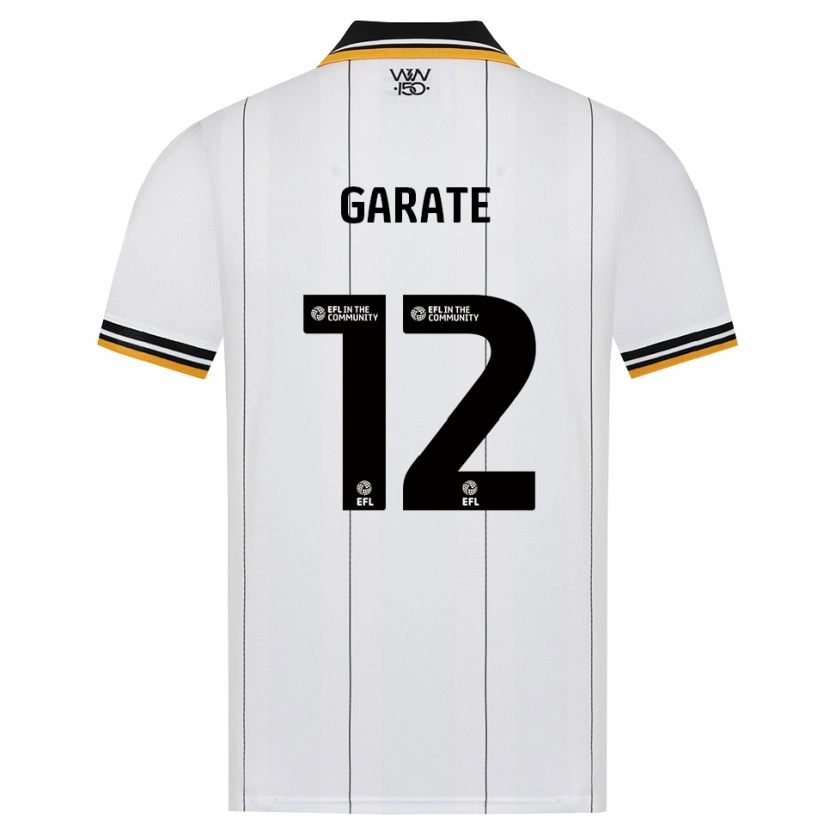 Danxen Mann Julian Garate #12 Oransje Hvit Svart Bortetrøye Drakt Trøye 2026/27 Skjorter T-Skjorte