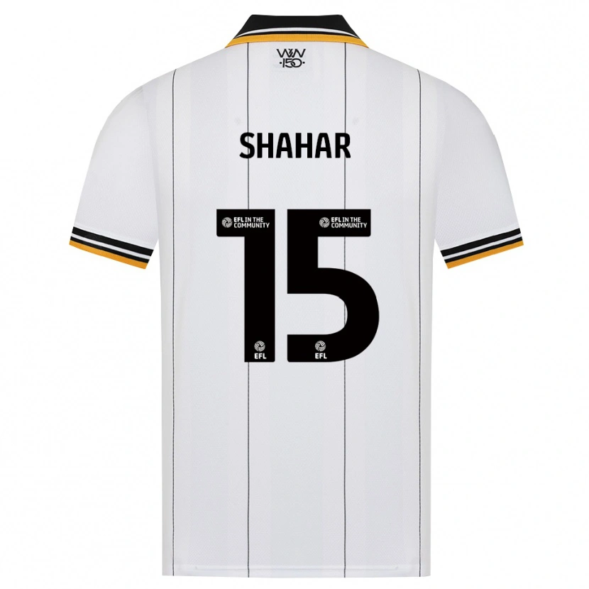 Danxen Mann Sebastian Shahar #15 Oransje Hvit Svart Bortetrøye Drakt Trøye 2026/27 Skjorter T-Skjorte