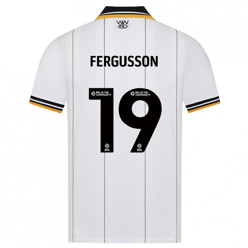 Danxen Mann Liv Fergusson #19 Oransje Hvit Svart Bortetrøye Drakt Trøye 2026/27 Skjorter T-Skjorte