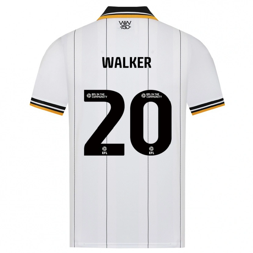 Danxen Mann Lowri Walker #20 Oransje Hvit Svart Bortetrøye Drakt Trøye 2026/27 Skjorter T-Skjorte