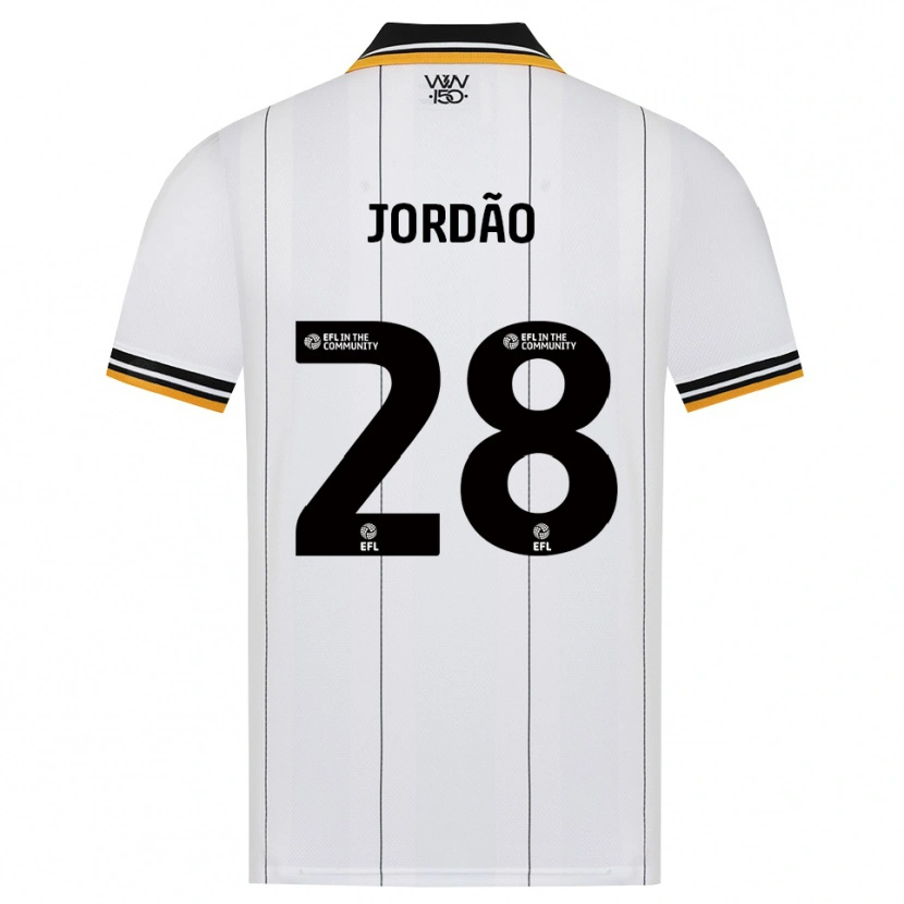 Danxen Mann Bruno Jordão #28 Oransje Hvit Svart Bortetrøye Drakt Trøye 2026/27 Skjorter T-Skjorte