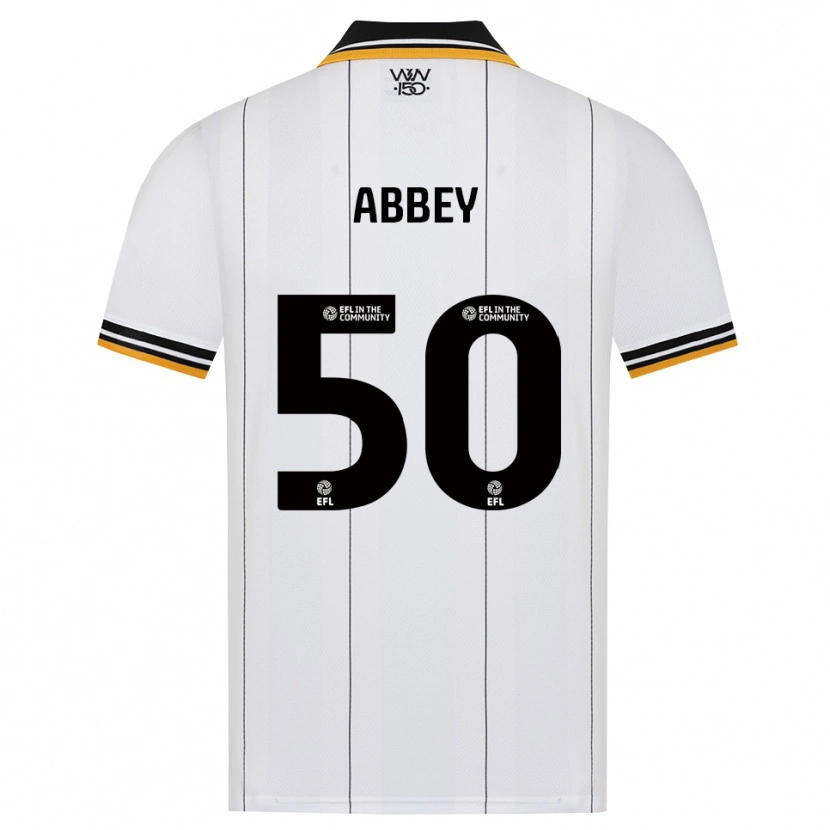 Danxen Mann Jerome Abbey #50 Oransje Hvit Svart Bortetrøye Drakt Trøye 2026/27 Skjorter T-Skjorte