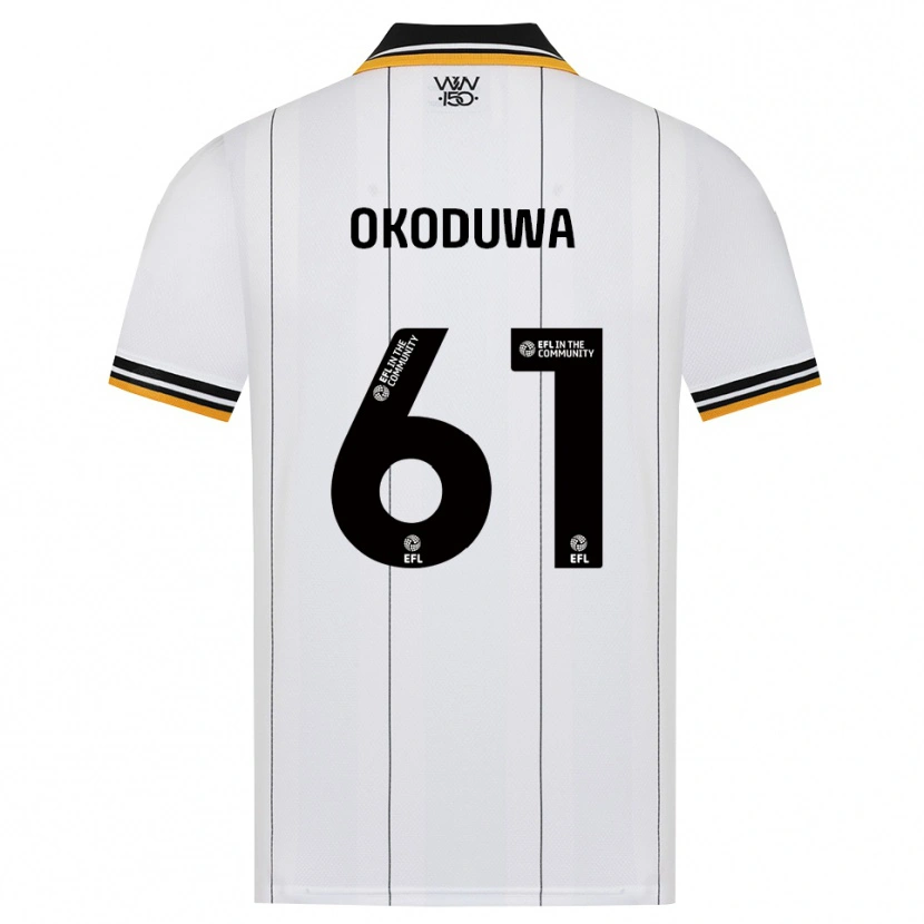Danxen Mann Wesley Okoduwa #61 Oransje Hvit Svart Bortetrøye Drakt Trøye 2026/27 Skjorter T-Skjorte