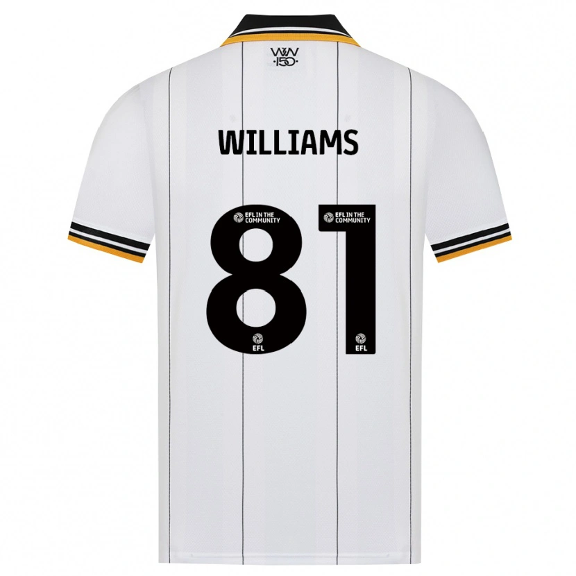 Danxen Mann Ashton Williams #81 Oransje Hvit Svart Bortetrøye Drakt Trøye 2026/27 Skjorter T-Skjorte